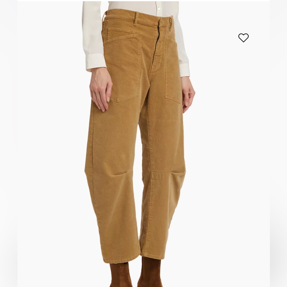 Nili Lotan Shon Corduroy Pant -Eagle Eye 8 NWT Cord Barrel Bow Leg - Picture 6 of 14